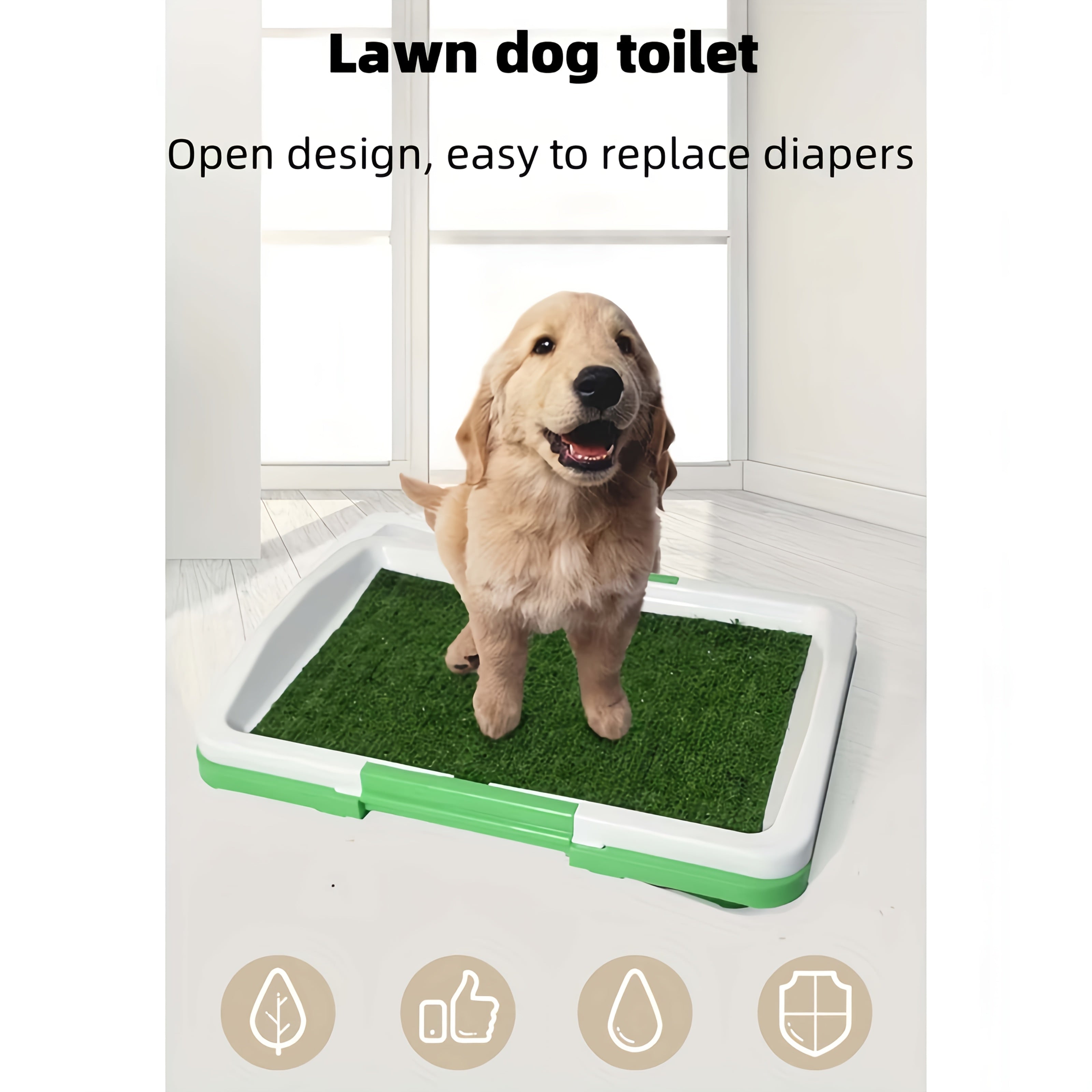 Artificial Grass Indoor Dog Potty Tray