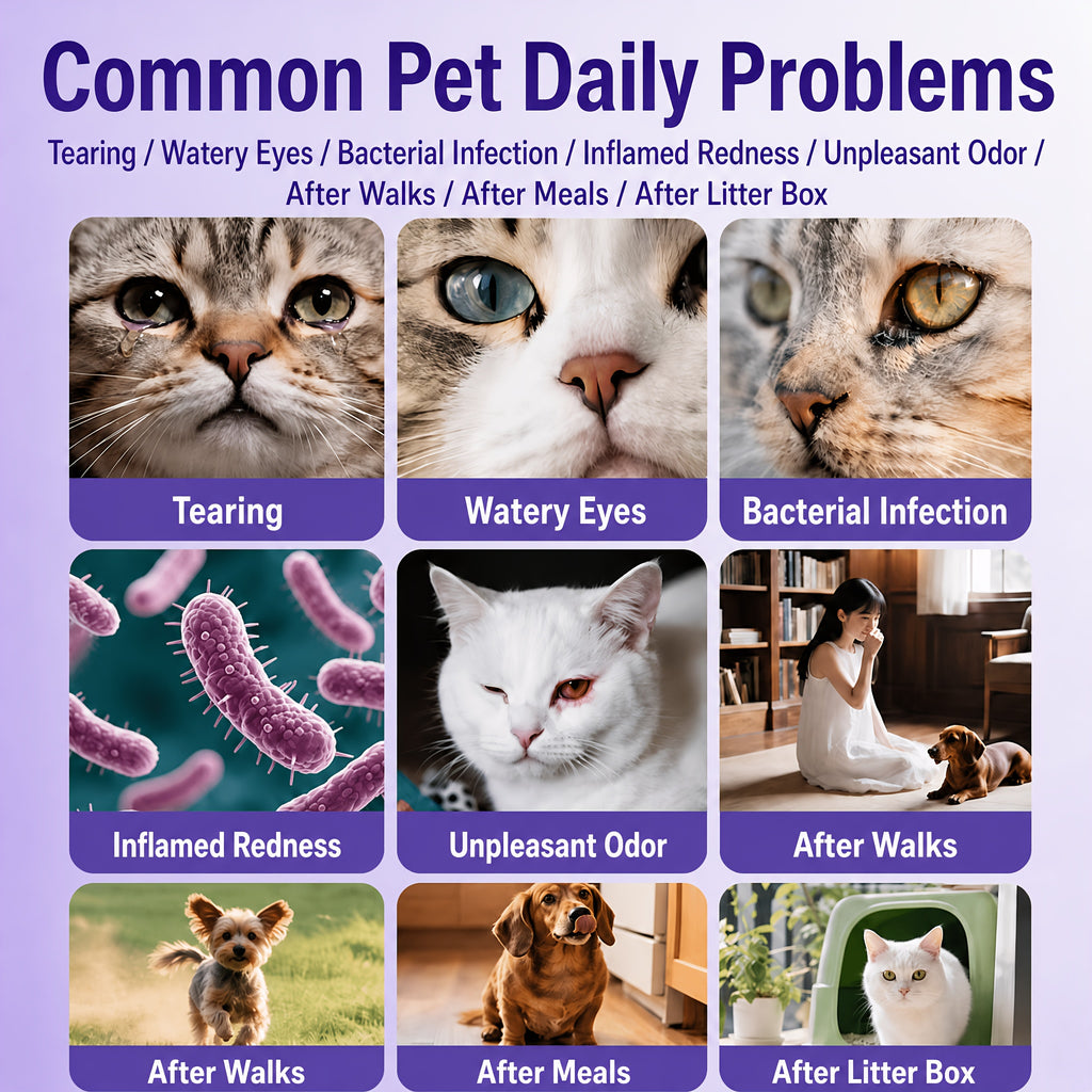 Pet Grooming Wipes and Gloves Set
