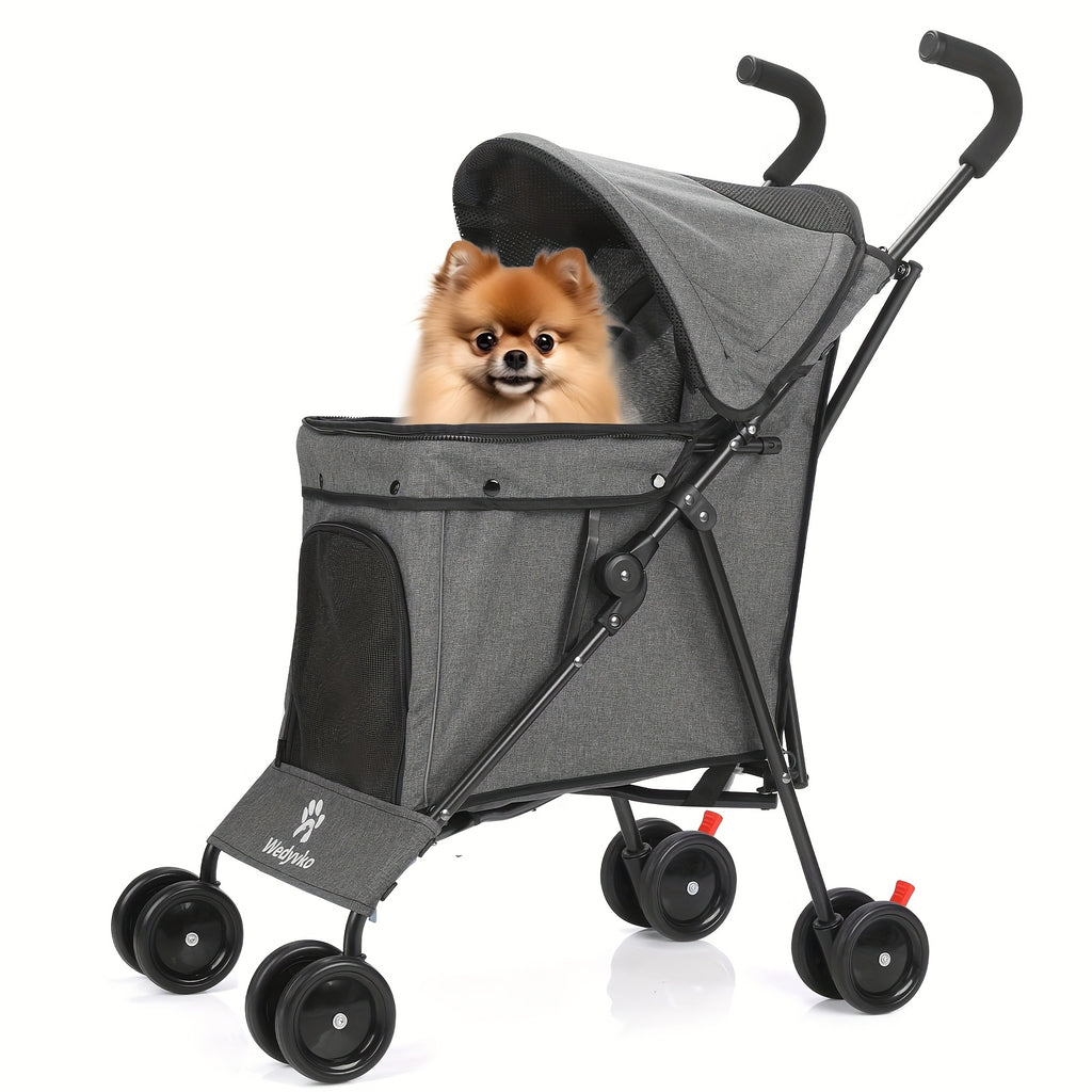 Foldable Umbrella Pet Stroller up to 33 lb
