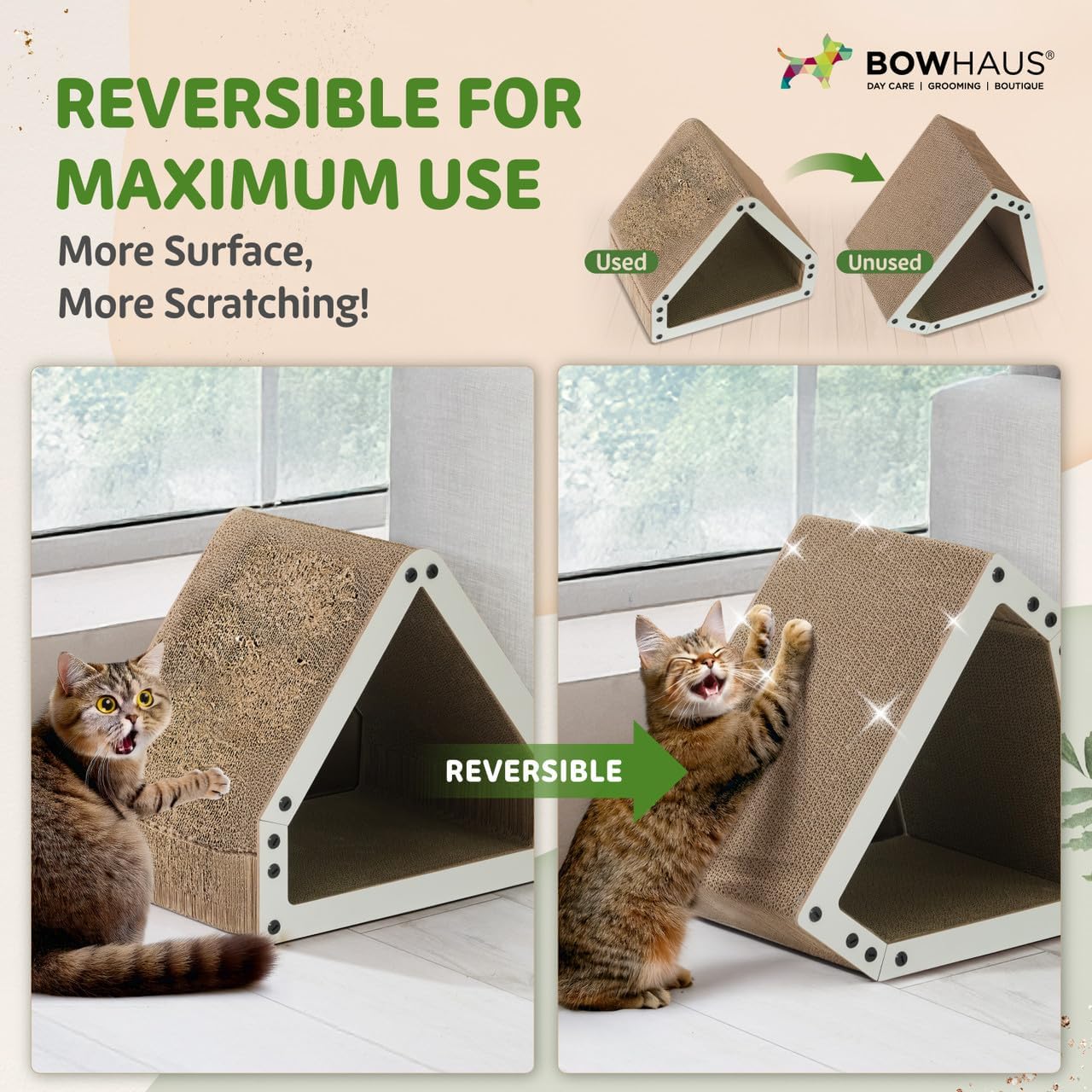 Reversible Cat Scratcher Lounger