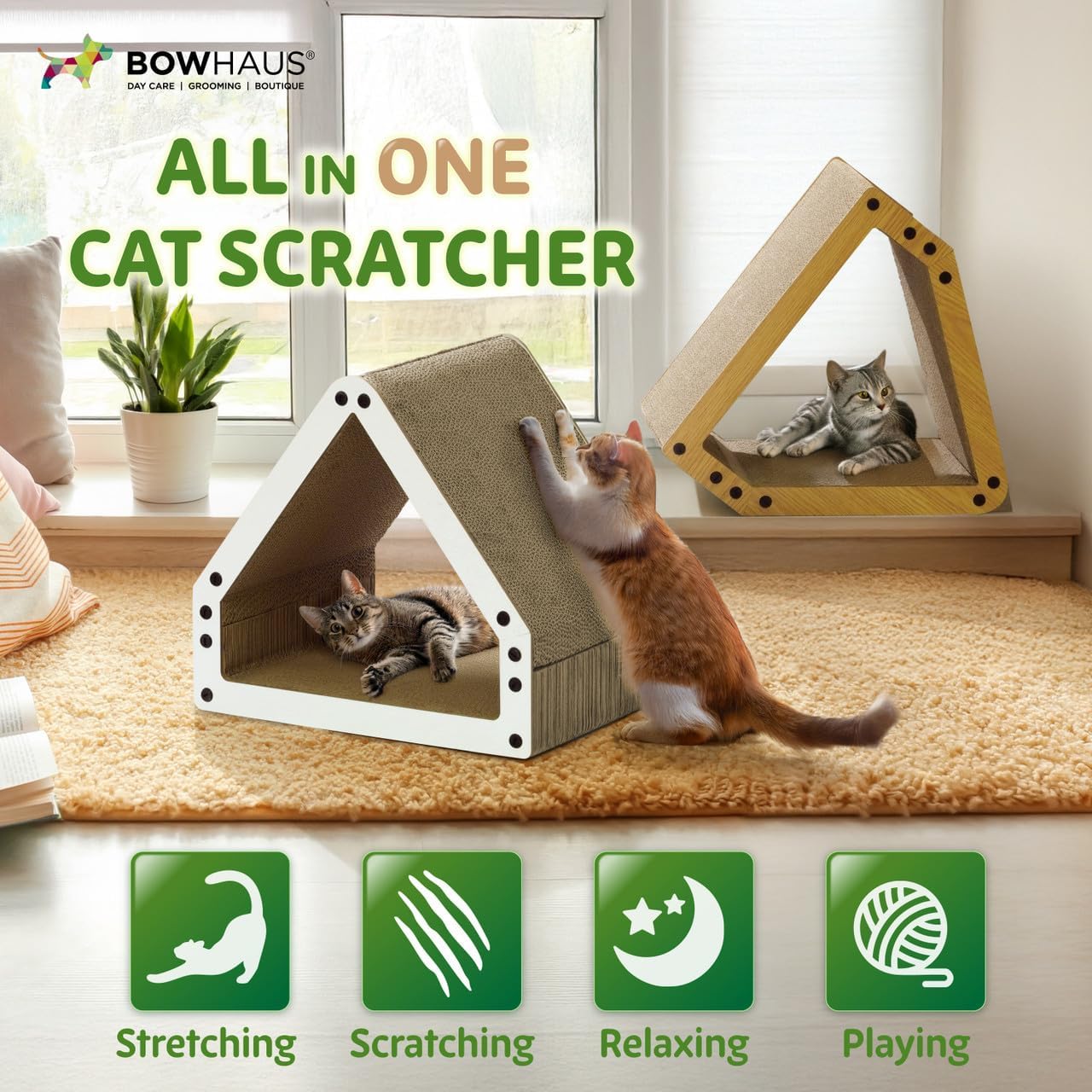 Reversible Cat Scratcher Lounger