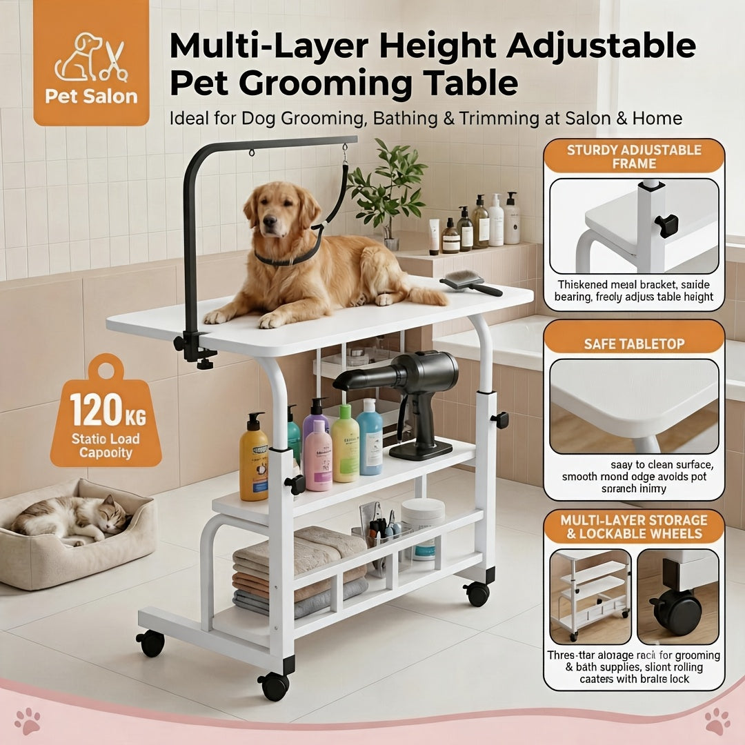 Pet Grooming Station and Tool Organizer