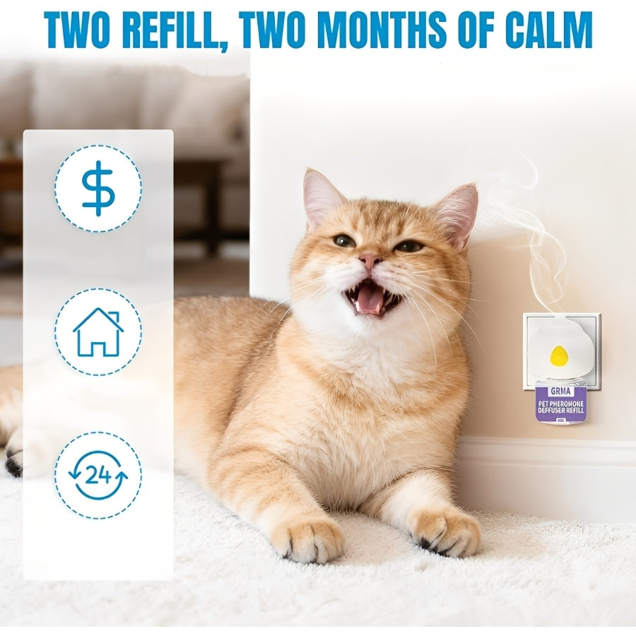 Pet Calming Diffuser Set with 2 Refills
