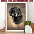 Personalized Framed Pet Portrait Canvas - 20cmx30x1.2inch