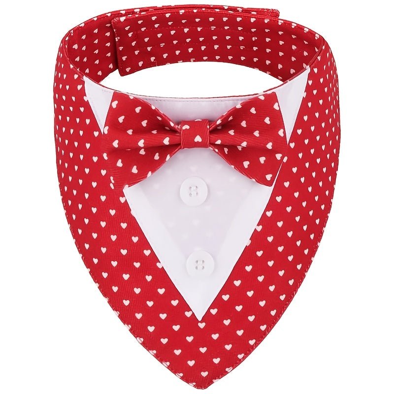 Plaid Bow Tie Pet Collar - S, Halloween