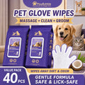 Pet Grooming Wipes and Gloves Set - 20*2pcs