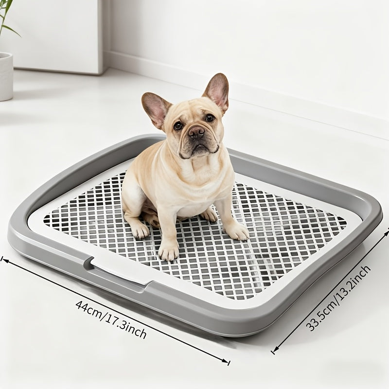 Indoor Dog Potty Tray with Removable Grate