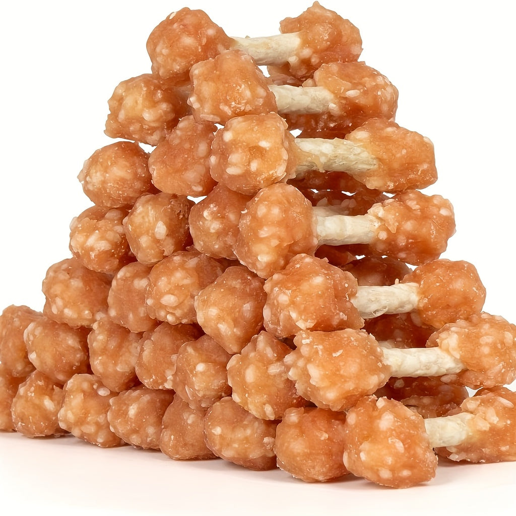 Chicken Dumbbell Dog Training Treats - Beef Cleaning Bone