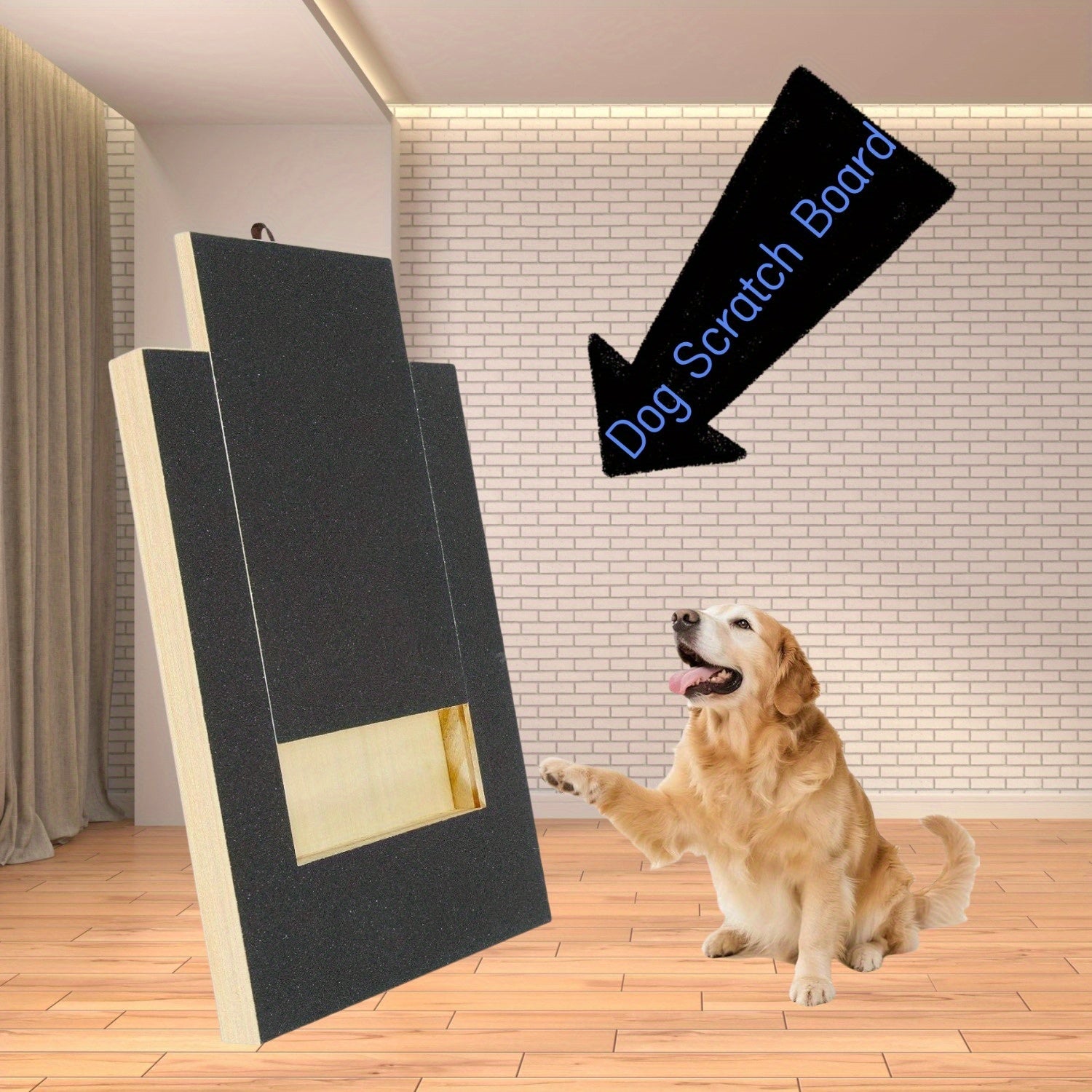 3-Angle Foldable Dog Nail Scratch Board