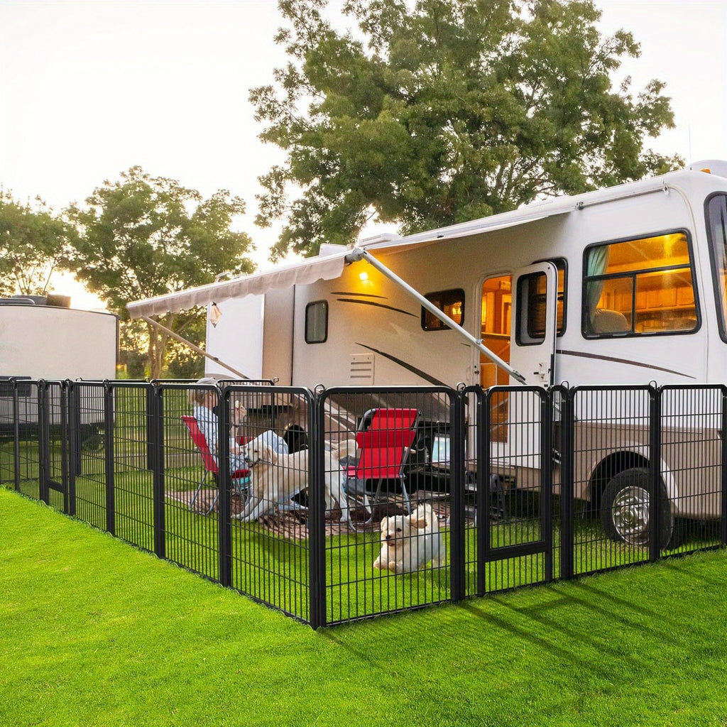 8/16-Panel Heavy-Duty Pet Playpen - 8 Panels, Twenty Four''