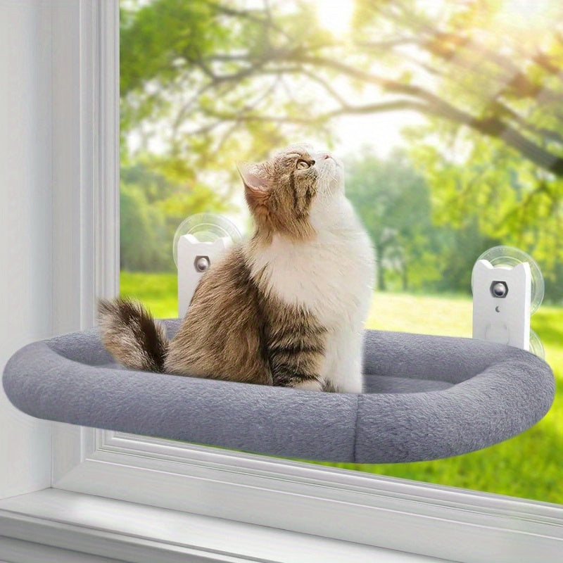 40 lb Capacity Cat Window Hammock - Gray
