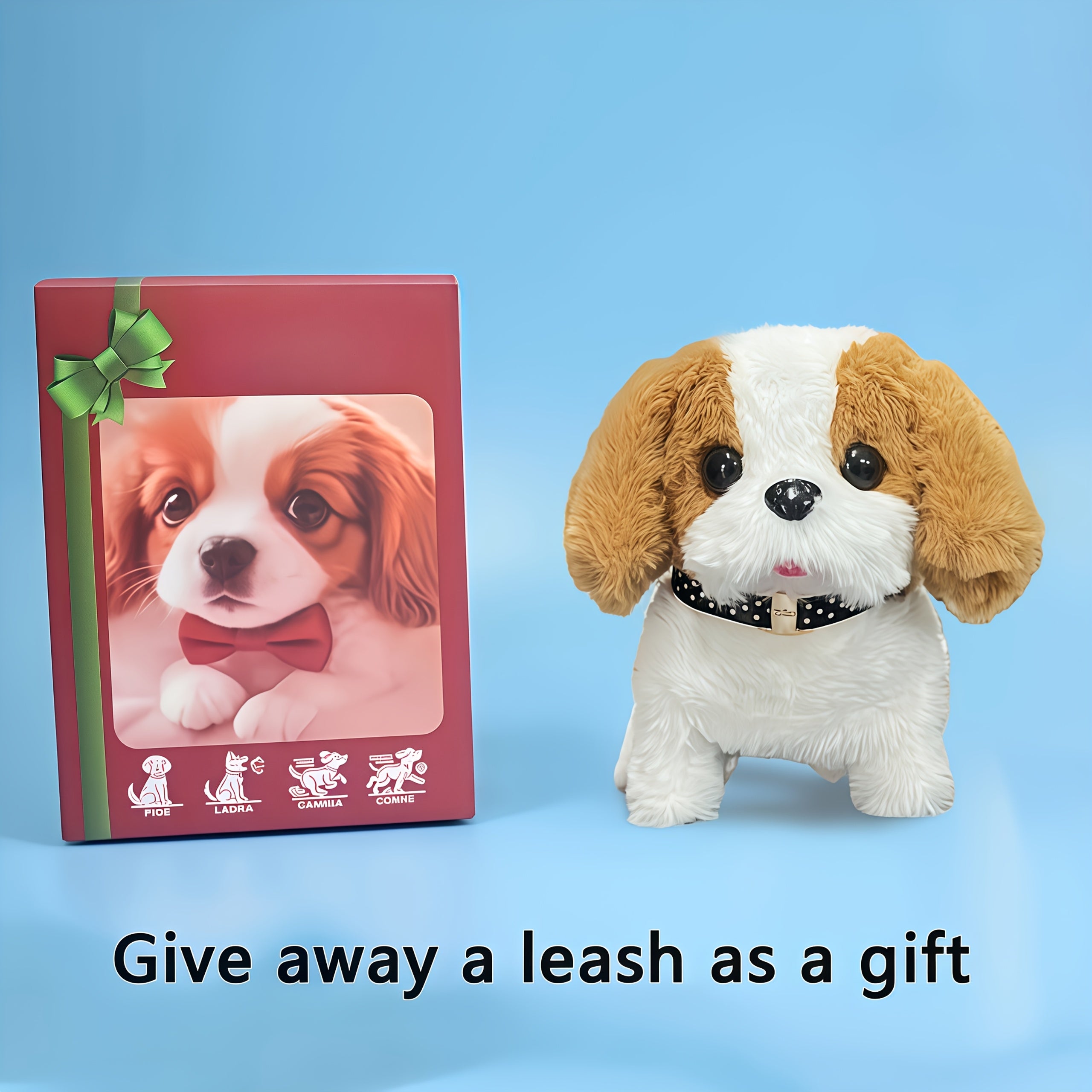 Interactive Plush Robot Dog Toy