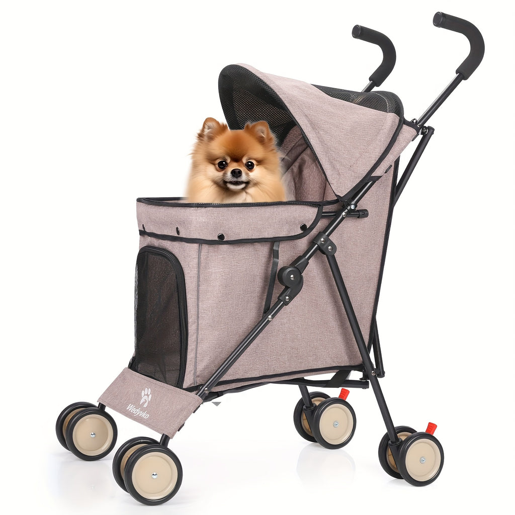 Foldable Umbrella Pet Stroller up to 33 lb