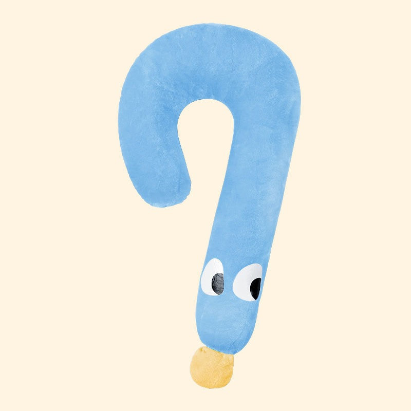 Washable Plush Half-Donut Pet Pillow