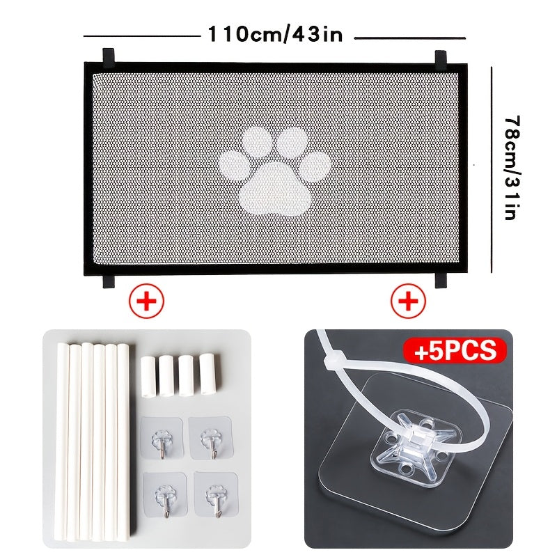 Foldable Mesh Pet Safety Gate