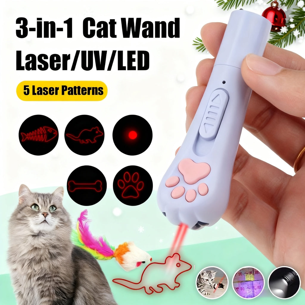 7-in-1 USB Rechargeable Cat Teaser Toy