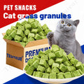 Freeze-Dried Cat Grass Treat Sticks - 155g/5.47oz Green Square Mint Granules