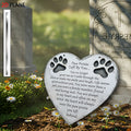 8 x 8 in Rustic Aluminum Pet Memorial Plaque - 8*8in