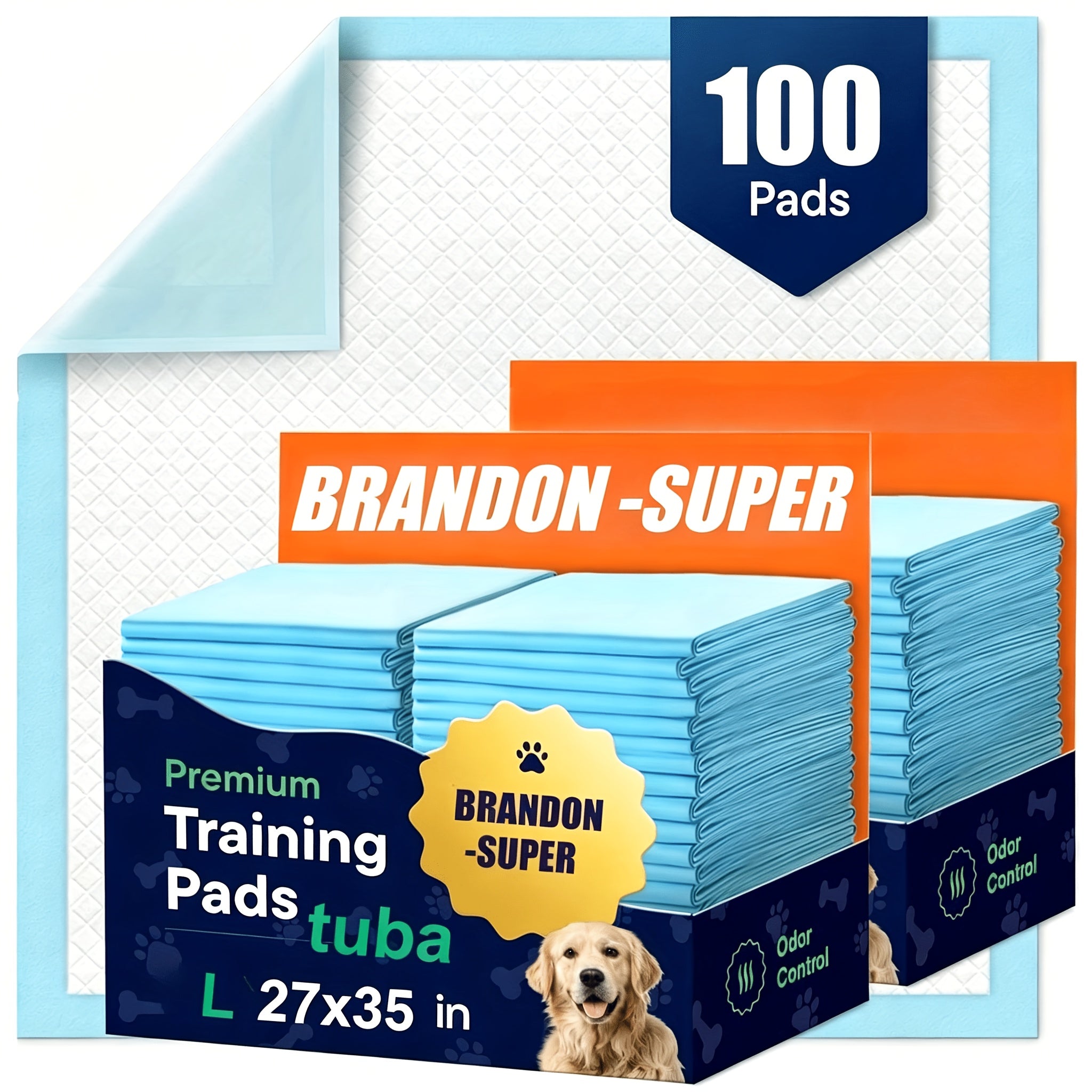 100/200-Count Disposable Pet Training Pads - 200pcs