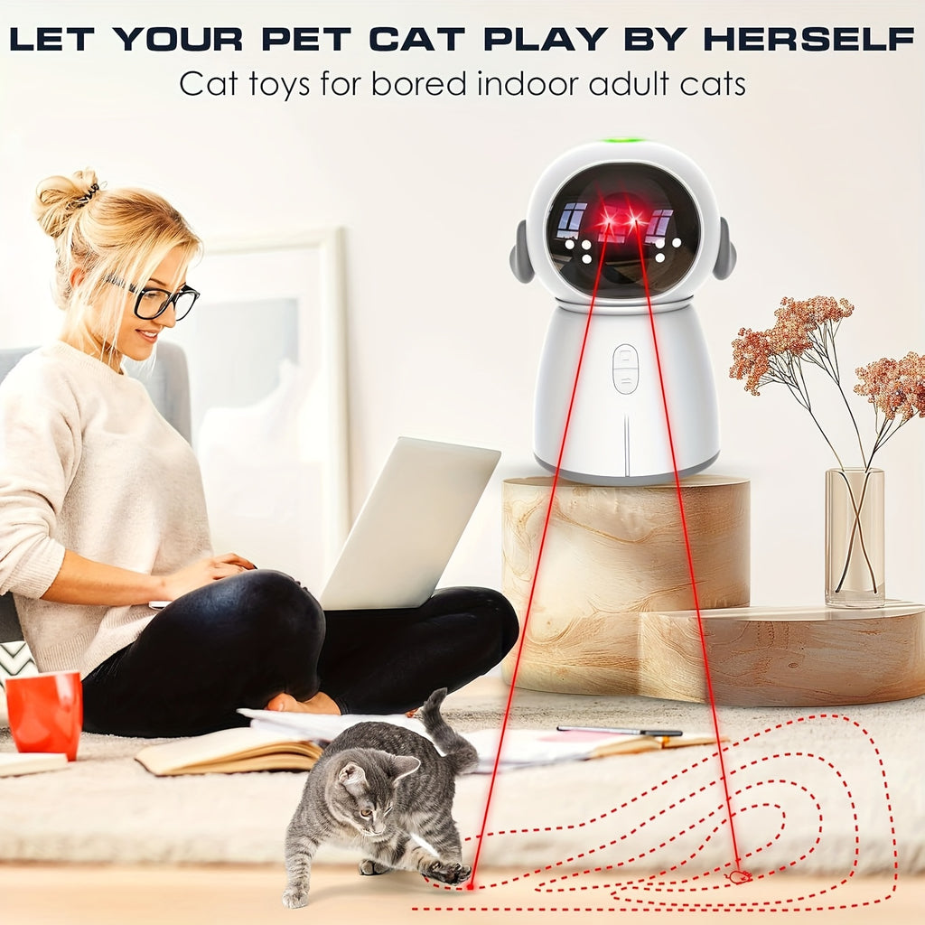Rechargeable Motion-Activated Cat Laser Toy
