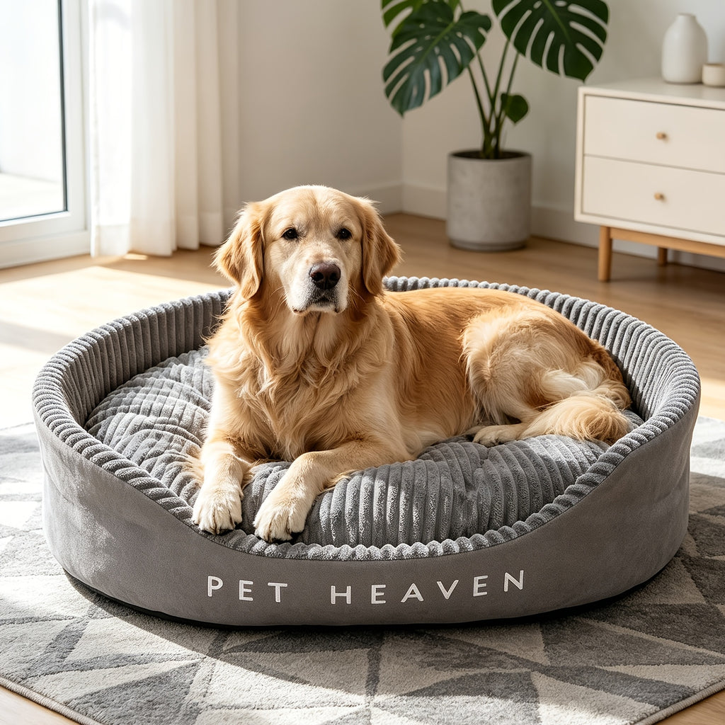 Washable Round Plush Pet Bed