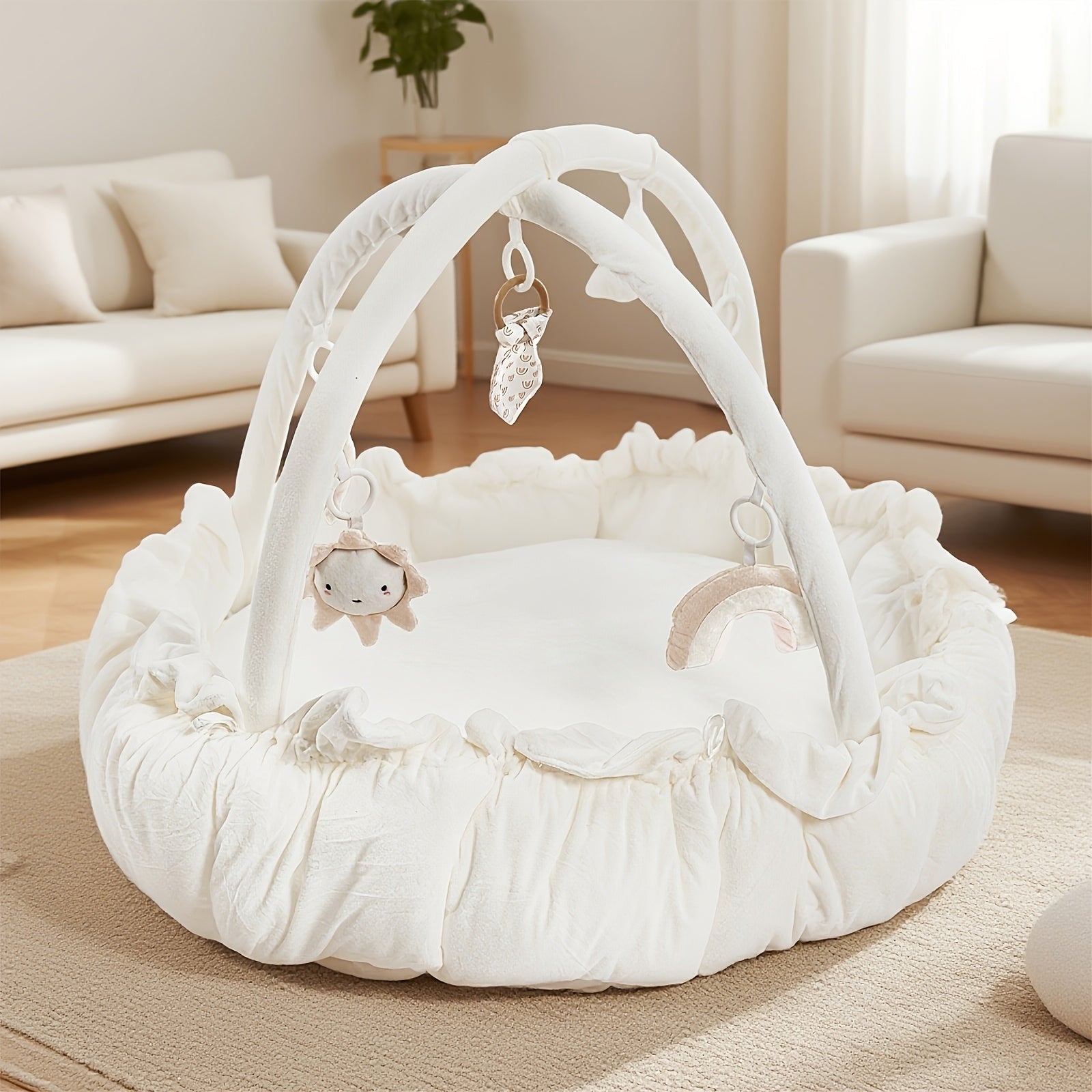 5-in-1 Reversible Plush Pet Bed