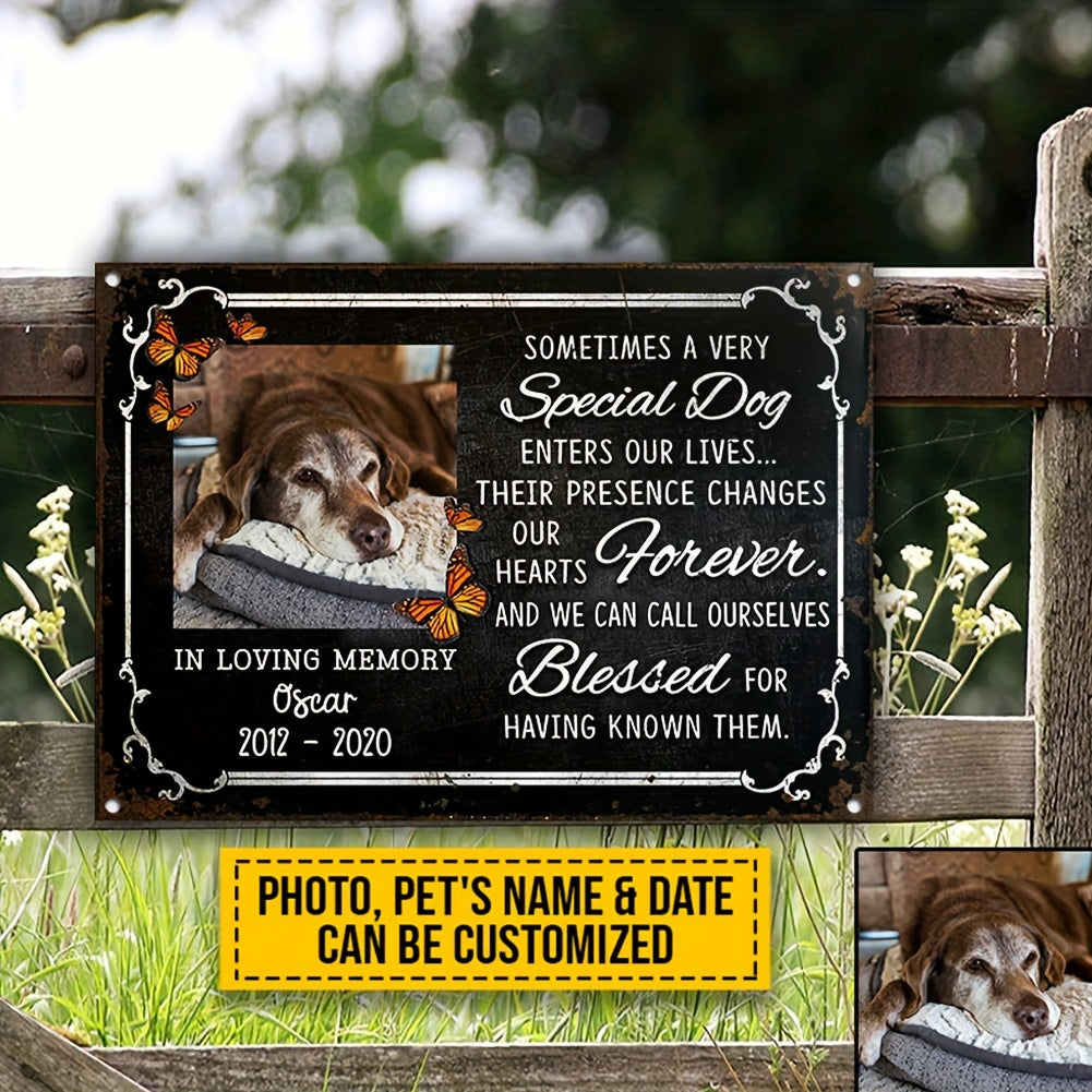 Personalized Aluminum Pet Memorial Plaque