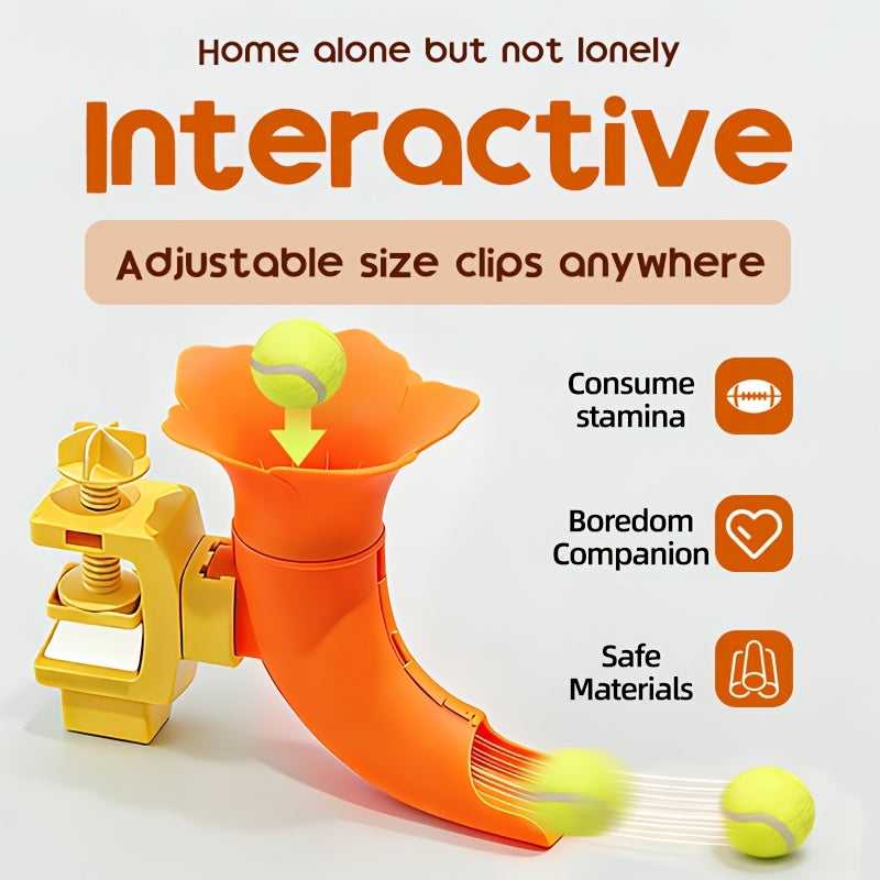 Interactive Dog Puzzle Ball Launcher