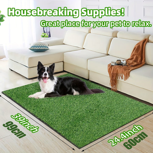 24.4 x 39 in Artificial Grass Dog Potty Pad - 2pack 14*18inch, buy1