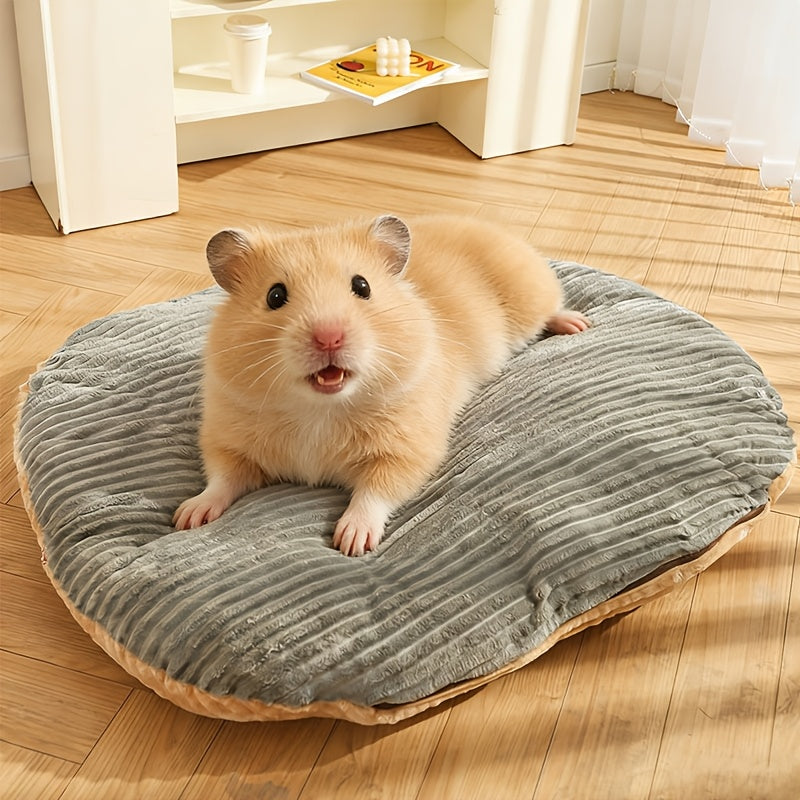 Washable Round Plush Pet Bed - XL Replacement Single Dog Pad Medium
