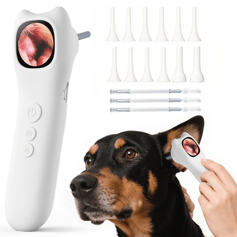 4-in-1 1080p HD Pet Inspection Camera - White-no cover