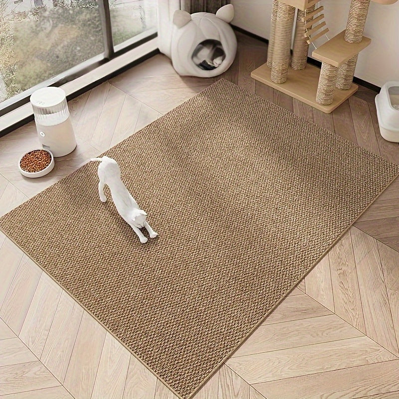 Multi-Use Pet Scratching and Feeding Mat