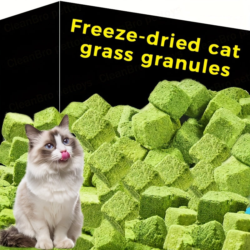 Freeze-Dried Cat Grass Treat Sticks - 150g cat grass pellets 1 bag