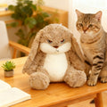 Plush Bunny Pet Toy with Expressive Face - Devil Long-Eared Rabbit