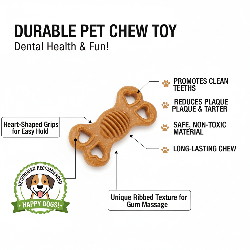 Textured Bone Puppy Chew Toy