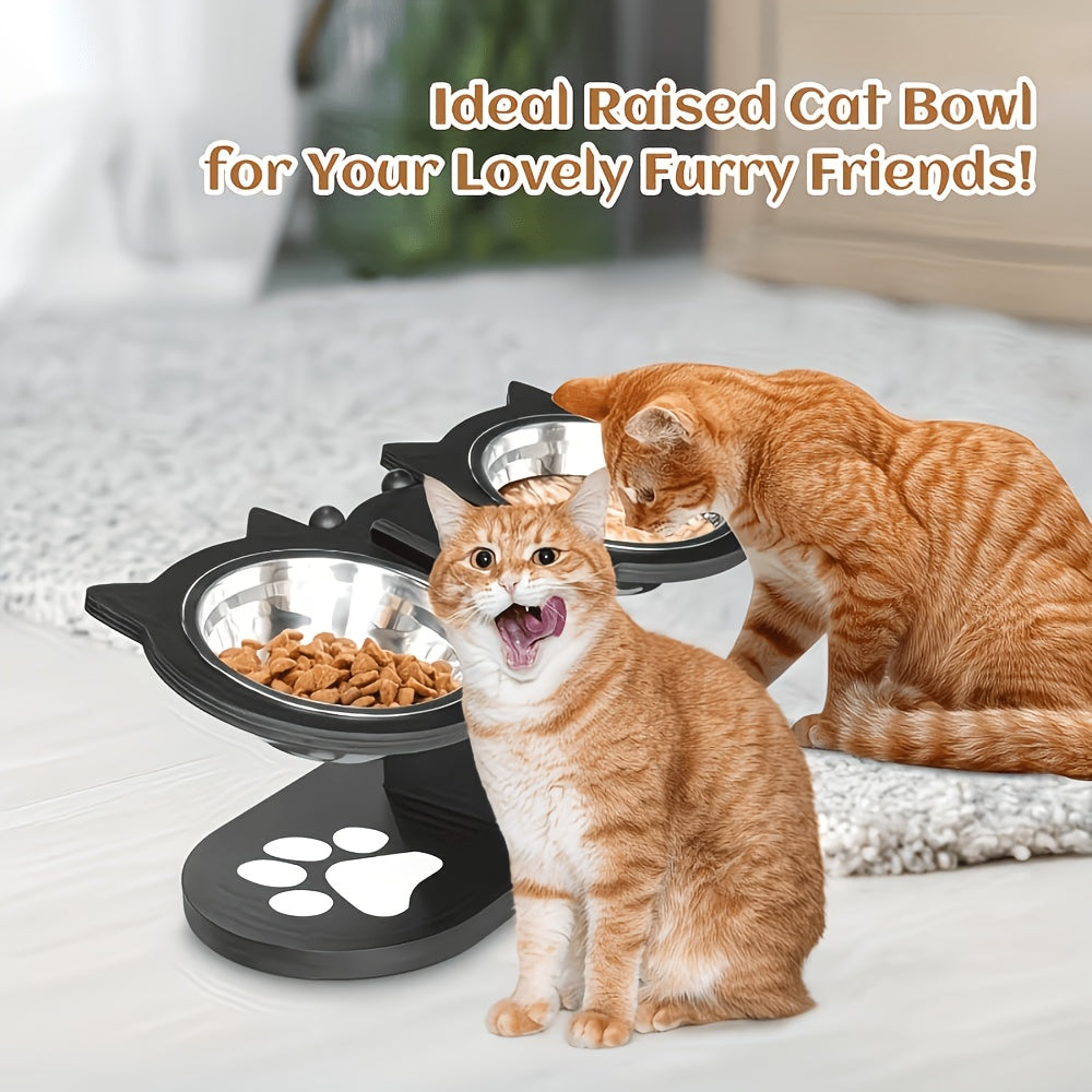 15° Tilted Elevated Pet Bowl Stand
