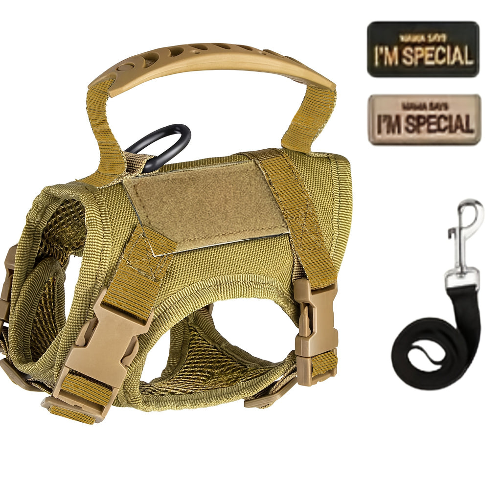 Tactical Padded Cat Harness Vest