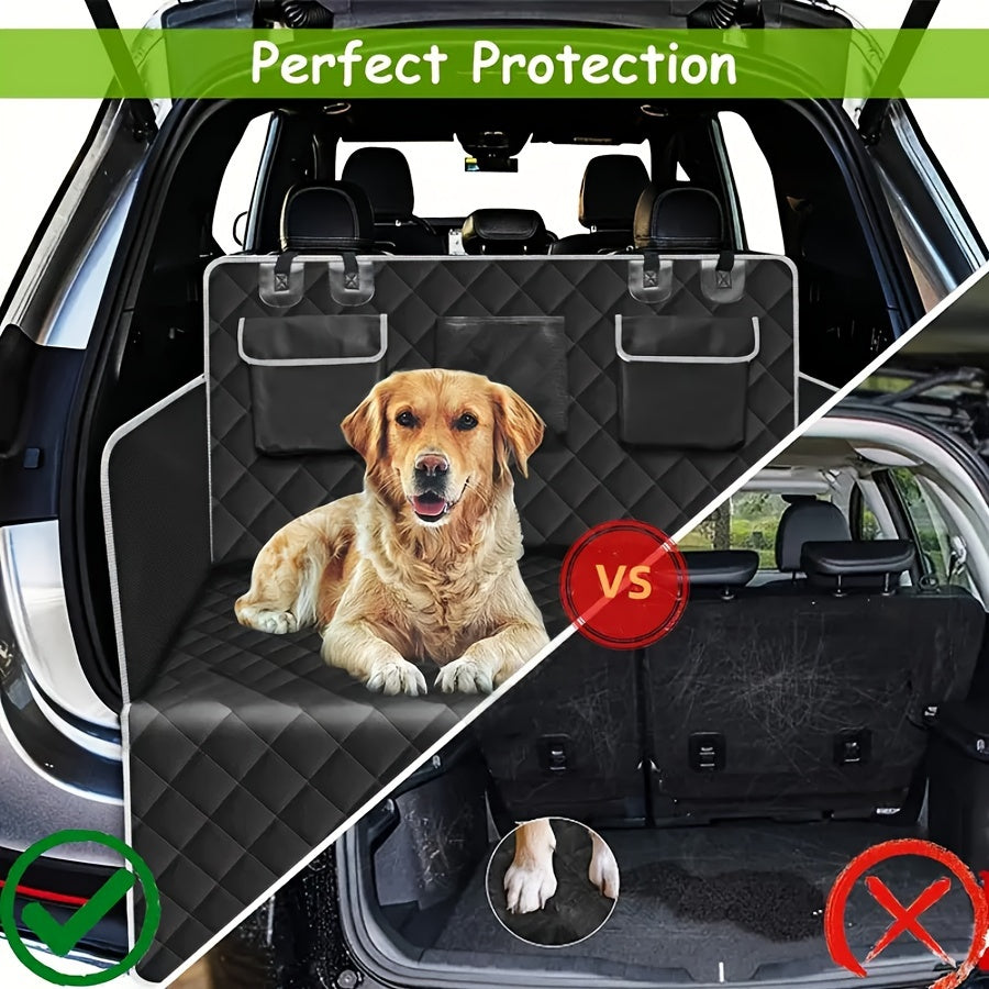 Non-Slip Dog Cargo Liner with Bumper Protector