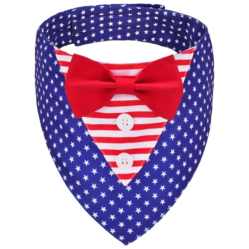 Plaid Bow Tie Pet Collar - XS, Plaid