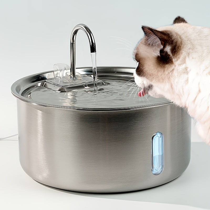236 oz Stainless Steel Pet Water Fountain