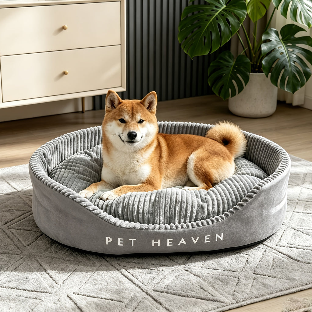 Washable Round Plush Pet Bed