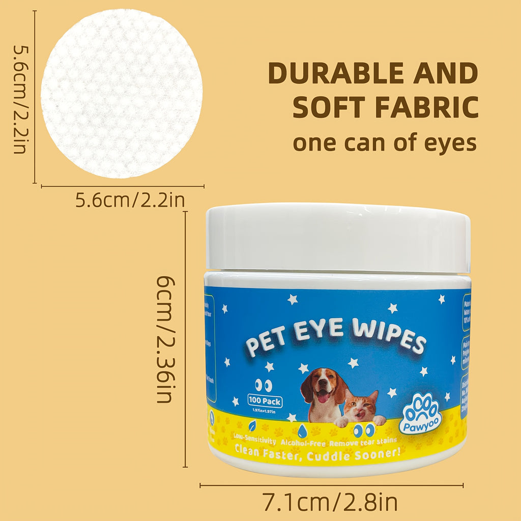 100-Count Pet Eye Cleaning Wipes