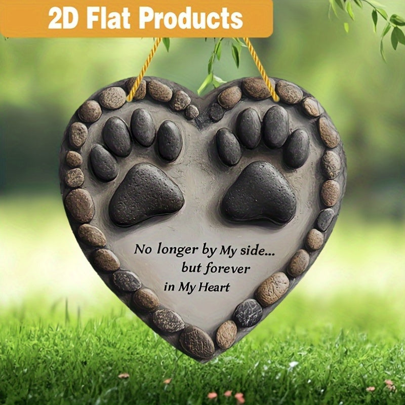 "Always in My Heart" Pet Memorial Plaque