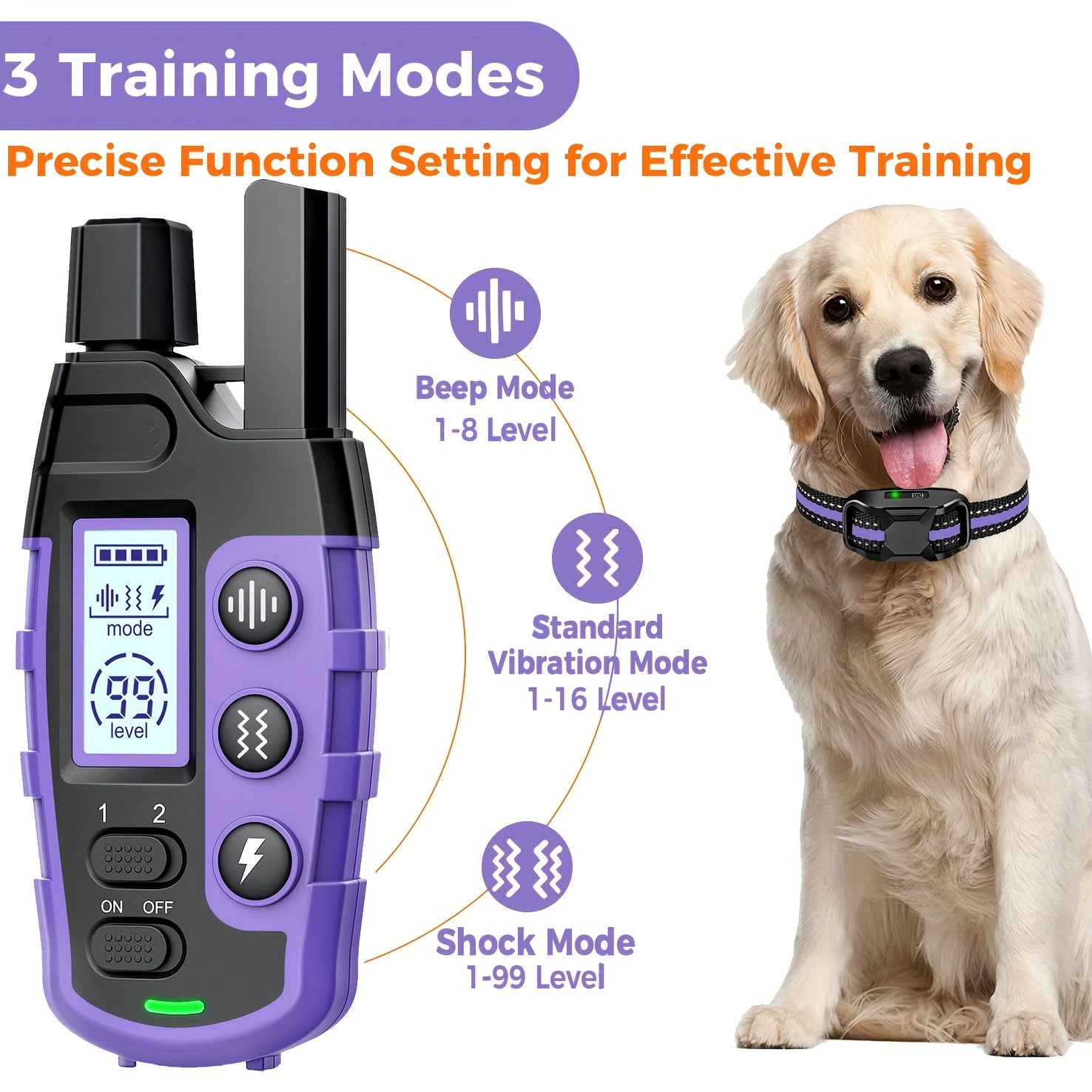 Rechargeable Remote Dog Training Collar