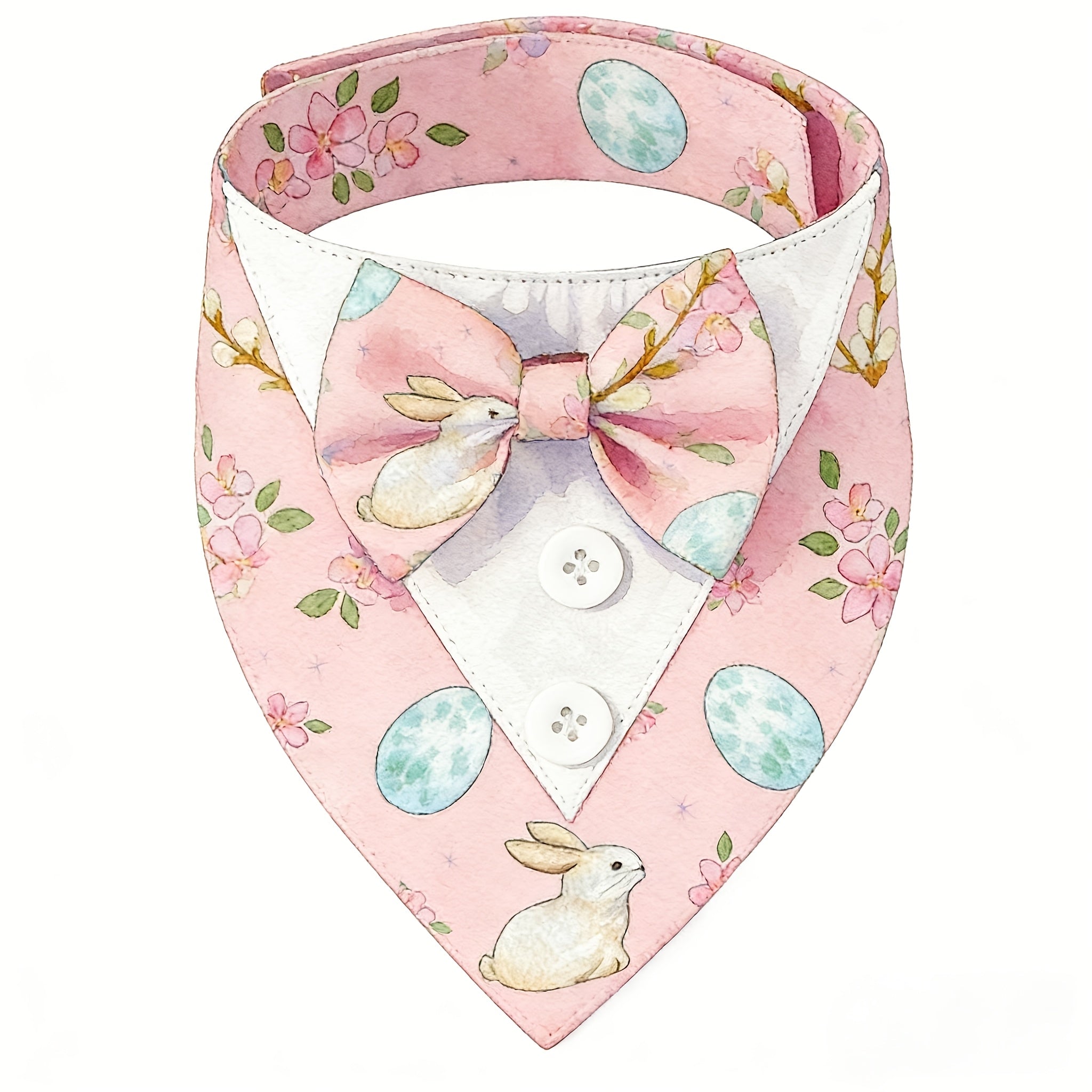 Plaid Bow Tie Pet Collar - S, Independence Day