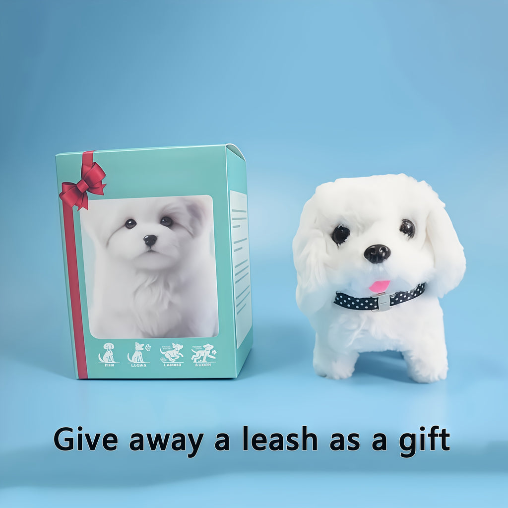 Interactive Plush Robot Dog Toy