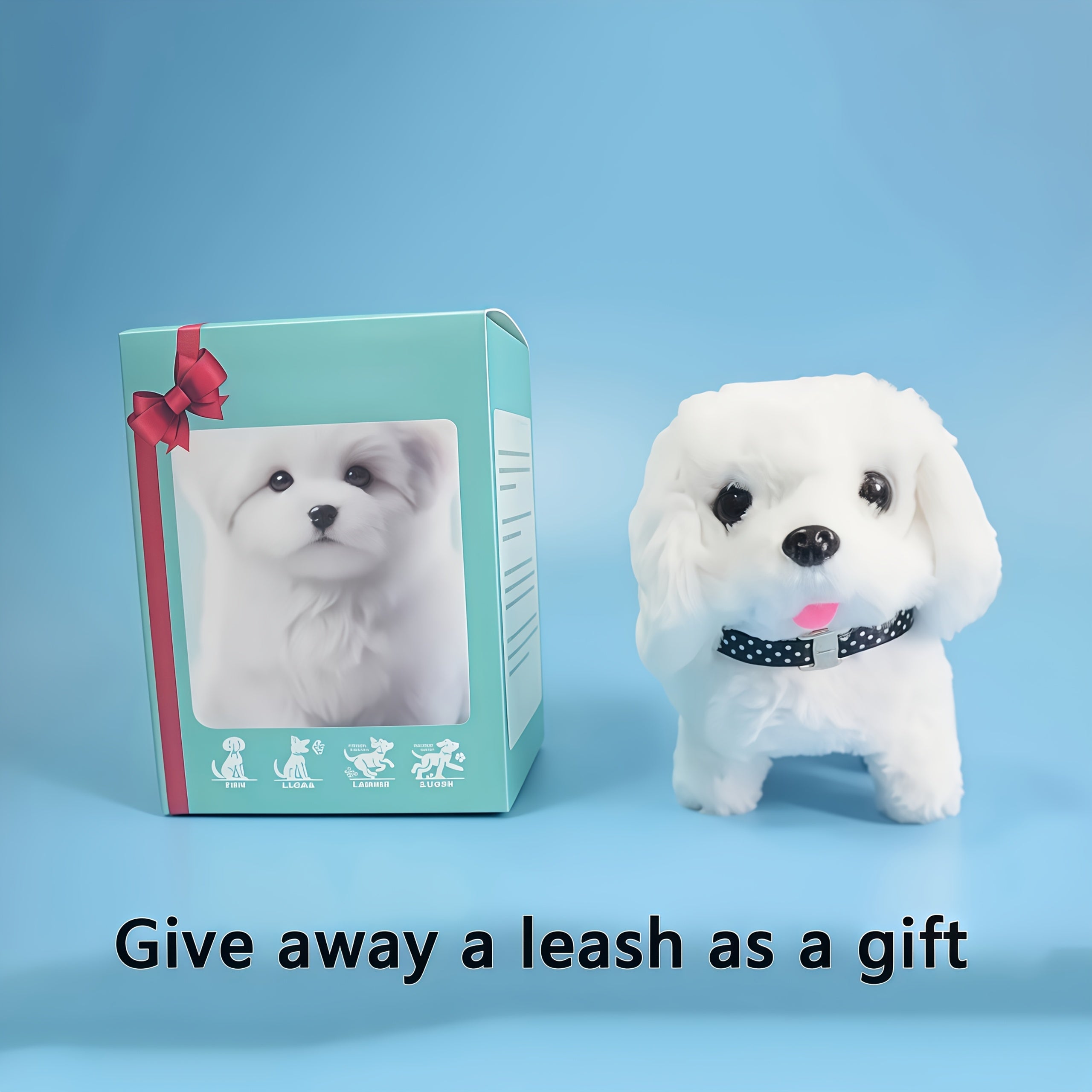 Interactive Plush Robot Dog Toy