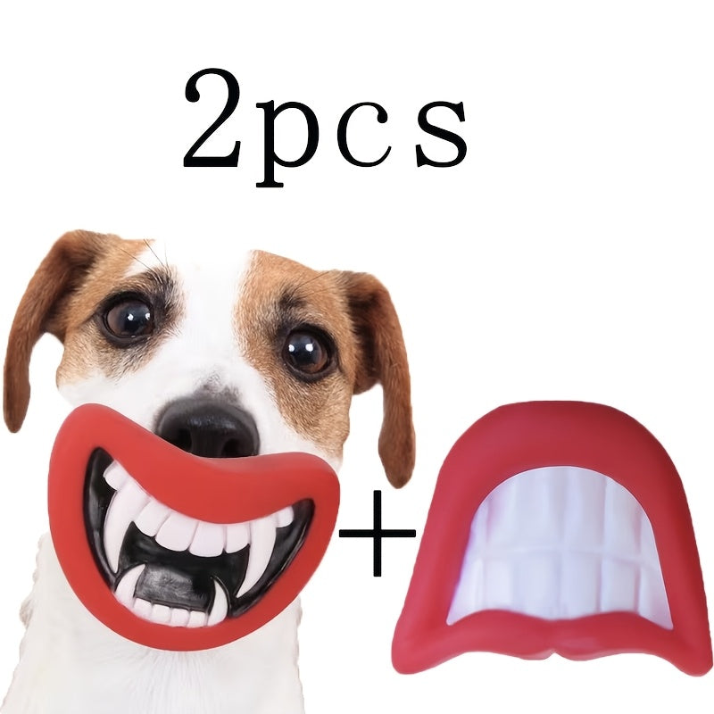 1/2-Pack TPR Squeaky Puppy Chew Toy