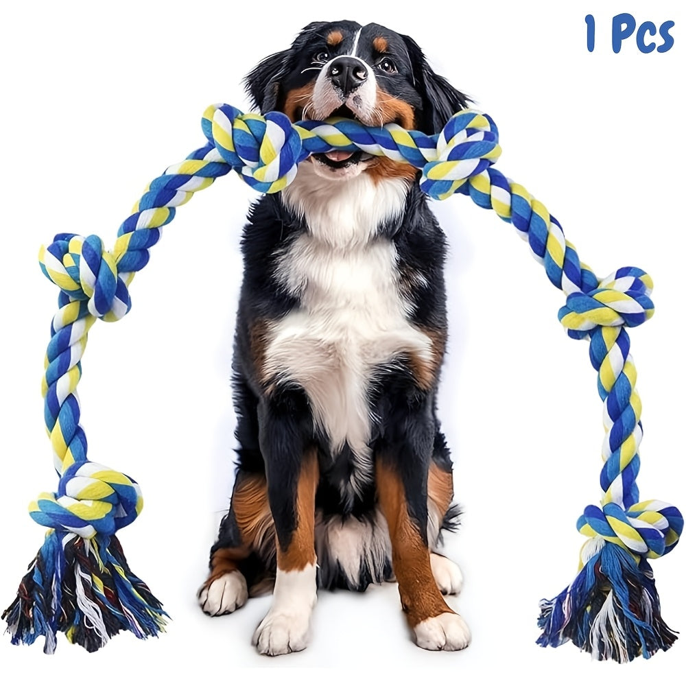 6-Section Heavy-Duty Dog Tug Chew Toy