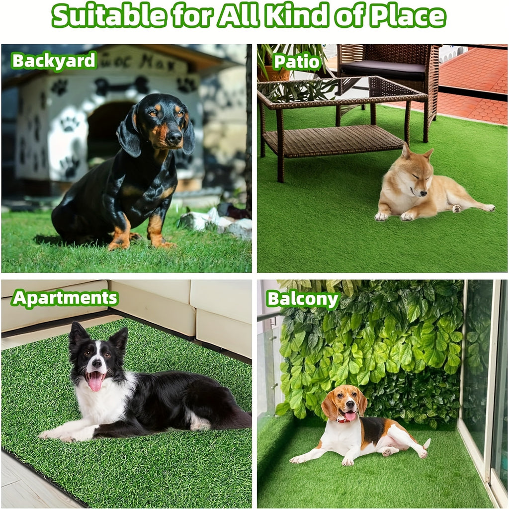 24.4 x 39 in Artificial Grass Dog Potty Pad